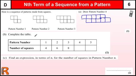 how to find the nth number in a pattern