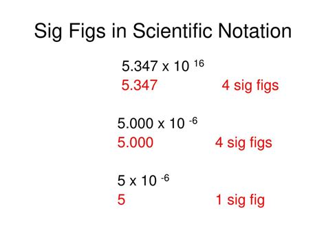 how to find the number of sig figs in scientific notation