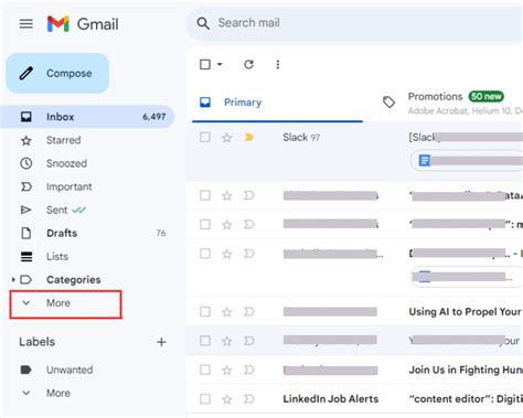 how to find the spam folder in gmail