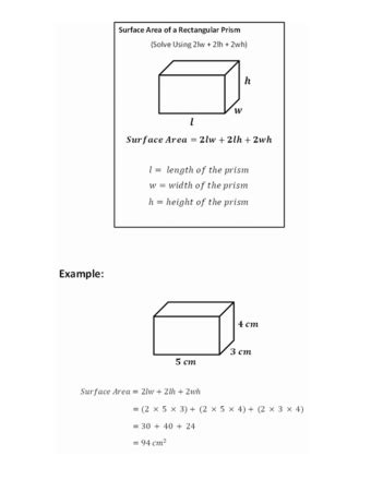 how to find the surface area of a rectangular prism calculator