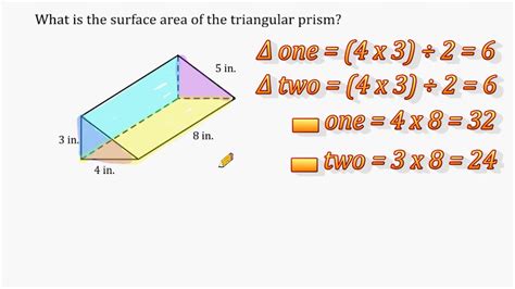how to find the surface area of a triangular prism