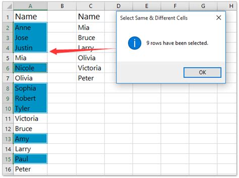 how to find the unique values between two columns in excel