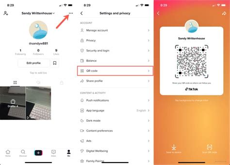 how to find tiktok code