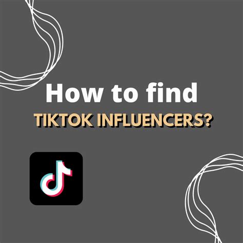 how to find tiktok influencers reddit