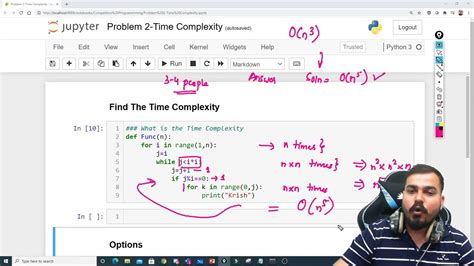 how to find time complexity of a program in python