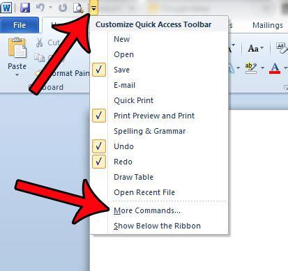 How To Find Toolbar In Word