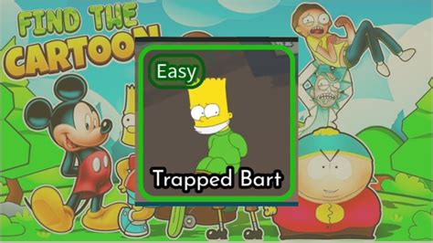 how to find trapped bart simpson