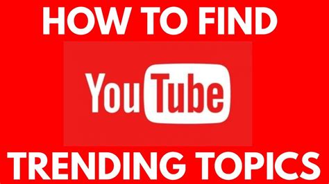 how to find trending on youtube