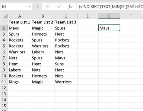 how to find unique values in excel across multiple columns