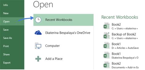 how to find unsaved excel on mac