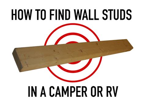 How To Find Wall Studs In Rv