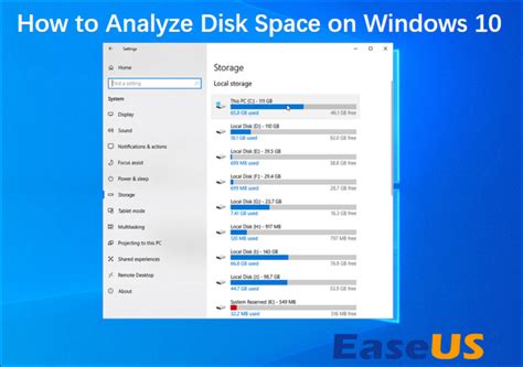 How To Find What's Using Disk Space Windows 10