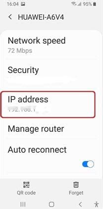 how to find wifi password using ip address in android phone free
