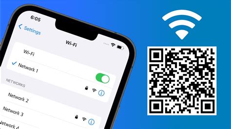 how to find wifi qr code on iphone 7 plus