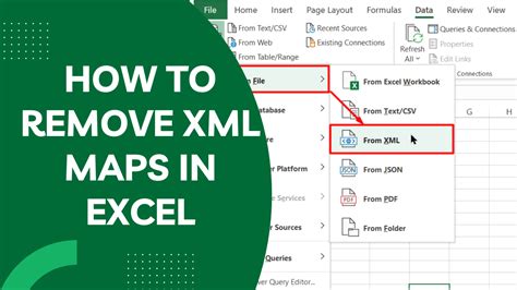 how to find xml maps in excel