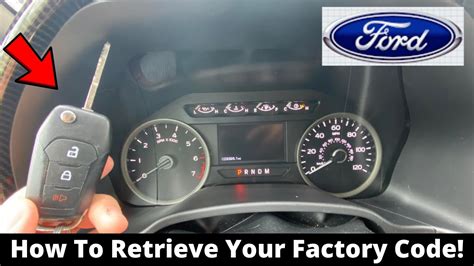 How To Find Your Ford Factory Set Code