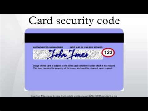how to find your security code without card