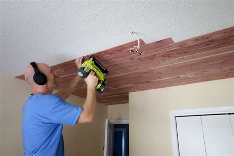 How To Finish A Cedar Ceiling