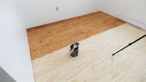 how to finish a plywood shop floor