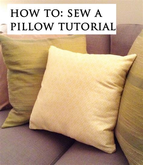 how to finish sewing a pillow