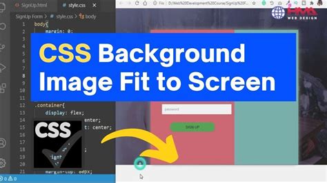how to fit background image in html css