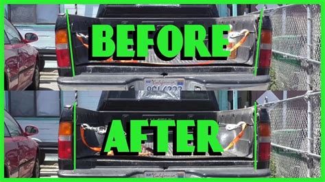 How To Fix A Bent Tailgate