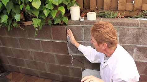 How To Fix A Broken Cinder Block Wall