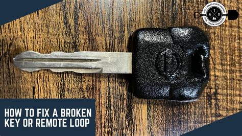 how to fix a broken key fob loop