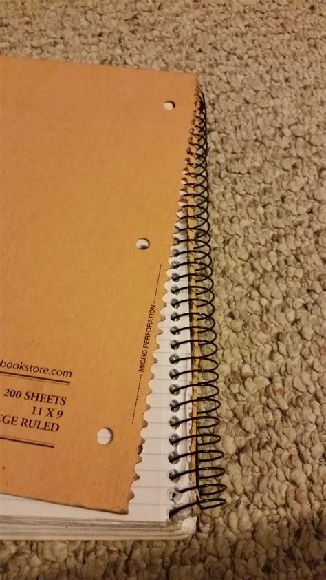 how to fix a broken spiral notebook