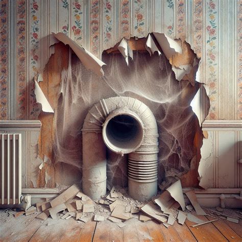 How To Fix A Broken Vent Pipe In The Wall