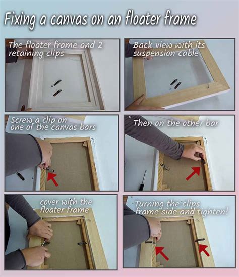 How To Fix A Canvas Into A Frame
