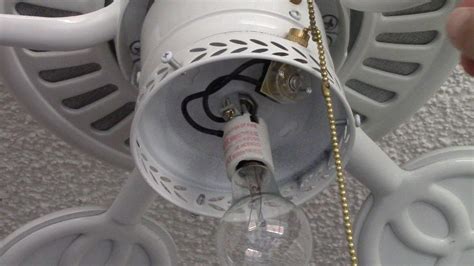 How To Fix A Ceiling Fan Light Pull String