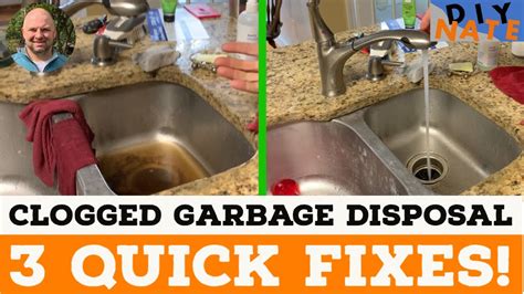 How To Fix A Clogged Drain With Garbage Disposal