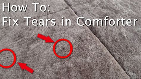 How To Fix A Comforter