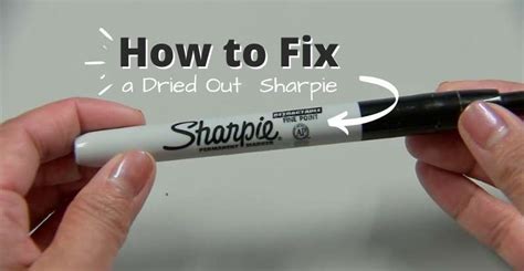 How To Fix A Dead Sharpie