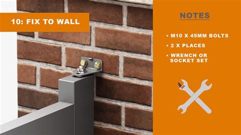 How To Fix A Gate To The Wall