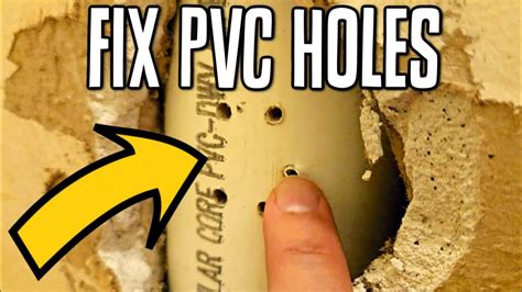 How To Fix A Hole In A Plastic Pipe