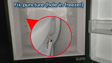 How To Fix A Hole In A Refrigerator