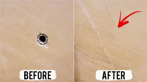 How To Fix A Hole In A Tile Wall
