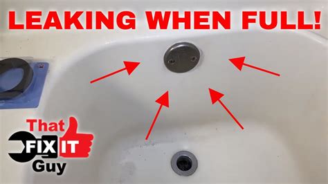 How To Fix A Leaking Bath Overflow
