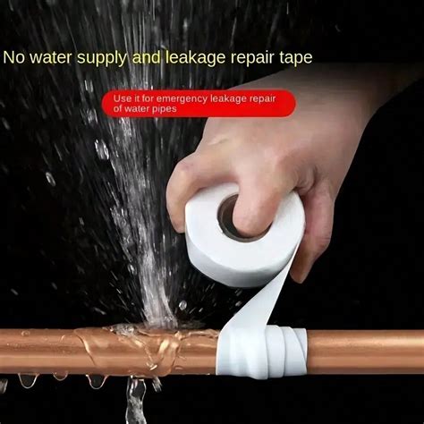 How To Fix A Leaking Pipe With Tape