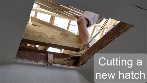 how to fix a loft hatch catch