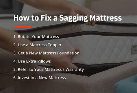 How To Fix A Sag In A Mattress