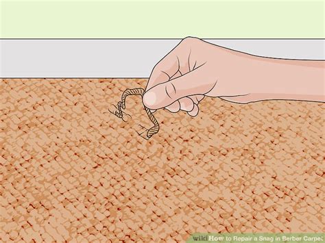 How To Fix A Snag In The Carpet