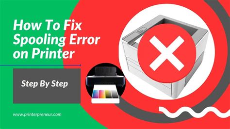 how to fix a spooling error