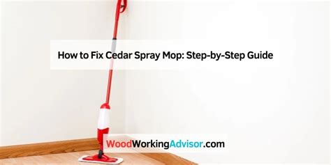 How To Fix A Spray Mop