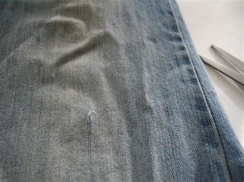 How To Fix A Thread Pull In Jeans