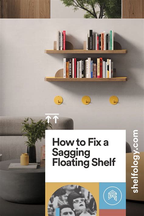 how to fix a tilted shelf