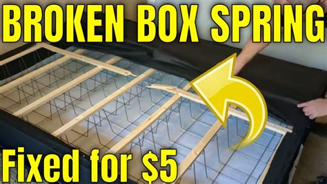 How To Fix A Torn Box Spring