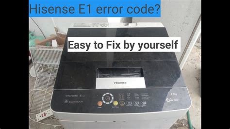 How To Fix A Washing Machine Error